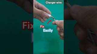 How to fix charger cable at home Easy sabeelshots39 shotsvideo wire [upl. by Junji508]