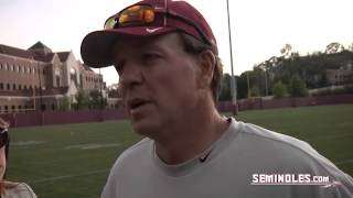 Jimbo Fisher Interview April 9 [upl. by Evoy875]