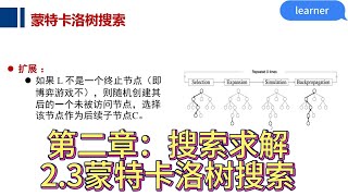 第二章：搜索求解2 3蒙特卡洛树搜索 [upl. by Wattenberg]