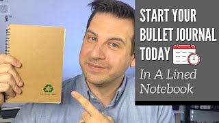 A Beginners Bullet Journal Set Up  How To Use The Bullet Journal Method In Any Notebook [upl. by Yedrahs284]