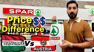 Is Austria Expensive Shocking difference between Hungary🇭🇺 amp Austria🇦🇹 [upl. by Soma]