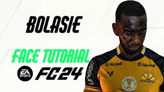 EA FC 24  YANNICK BOLASIE FACE TUTORIAL  STATS CRICIÚMA [upl. by Pizor]