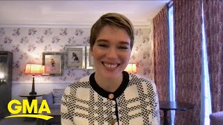 Léa Seydoux talks about new James Bond film ‘No Time to Die’ l GMA [upl. by Repooc]