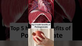 5 Health Benefits of Pomegranate pomegranate fruit healthtips [upl. by Ednutey]