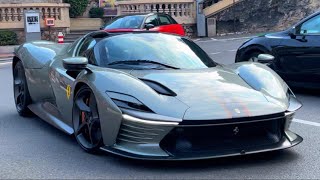 Supercars of MONACO 2024  Ferrari Daytona SP3 Bugatti Chiron LaFerrari amp MORE [upl. by Ettie]