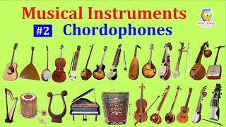 Chordophones 26 Musical Instruments Names Pictures amp Sounds  Ethnographic Classification viral [upl. by Idnem]