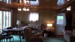 Maine Real Estate Video Brackett Lake Log Home Garage 8039 [upl. by Paryavi]