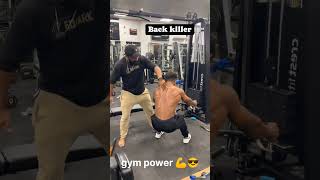 Back killer 💪🔥 gymlifestyle gymworkout instagym [upl. by Nitsirc]