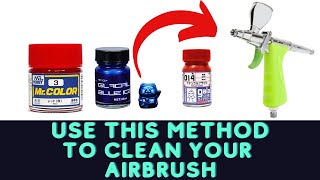 Use This Method To Clean Your Airbrush Between Colors [upl. by Mcnamara]