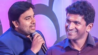 Mirchi Shiva Hilarious Comedy With Puneeth Rajkumar On Stage [upl. by Nottnerb883]