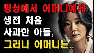 병상에서 어머니에게 생전 처음 사과한 아들 그러나 어머니는 [upl. by Frasquito844]