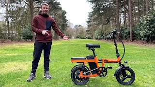 Best electric bike for city and travel use Engwe T14 foldable ebike [upl. by Ayortal762]