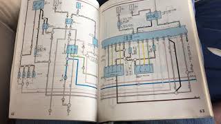 Toyota 22RE fuel pump circuit AFM amp circuit opening relay low fuel pressure motor dies after start [upl. by Alrad]