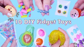 10 DIY Best Compilation TIKTOK POP IT Fidget toys VIRAL TikTok antistress fidgets [upl. by Ethan]