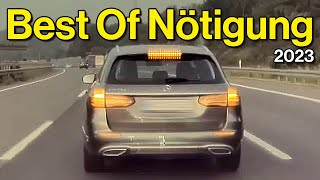 Best Of Nötigung 2023  RoadRage Ausbremsen und Drängeln auf der Autobahn  Dashcam Deutschland [upl. by Oibaf]