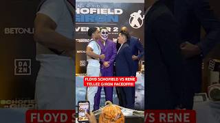 FLOYD SCHOFIELD VS RENE TELLEZ GIRON FACEOFF [upl. by Stovall]