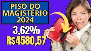 PISO NACIONAL DO MAGISTÉRIO PARA 2024 ESTÁ DEFINIDO [upl. by Inanak]