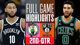 Brooklyn Nets vs Boston Celtics Highlights 2ndQTR  November 10  2023 NBA Regular Season [upl. by Lonnie]