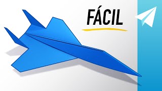 Cómo Hacer un Avión de Papel SU57 FÁCIL que Vuela MUY Bien — Tutorial de Avión de Papel [upl. by Pierette]