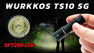 Wurkkos TS10 SG Review SFT25R LED Thrower Version [upl. by Gievlos]