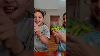 🥦🥕Veggie Telepathy challenge kidsfun [upl. by Demah]