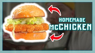 McDonalds Eten Homemade McChicken  EtenmetNick  How to [upl. by Neel605]