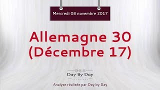 Vente Allemagne 30 décembre 2017  Idée de trading IG 08112017 [upl. by Ecneralc877]