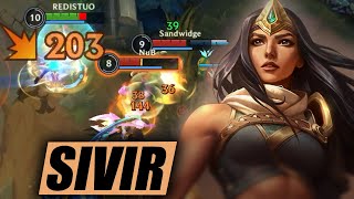 Wild Rift Sivir Gameplay New Champion Build amp Runes [upl. by Enaile]