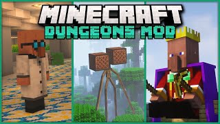 Dungeons Mod  More Bosses Dungeons amp Mobs  Minecraft Mod Showcase [upl. by Tica]