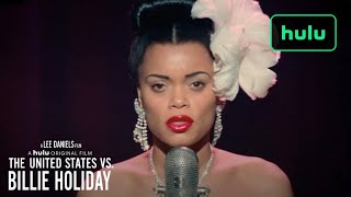 Andra Day Performs quotStrange Fruitquot  United States vs Billie Holiday  Hulu [upl. by Zawde]