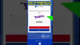 HOW TO REGISTER LTO PORTALLTMS PORTAL [upl. by Volin422]