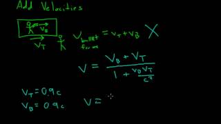 Special Relativity 6  Doppler Velocity and Length Effects math light [upl. by Noinatrad]