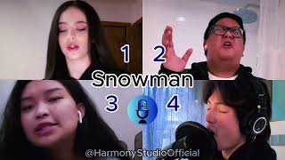 quotSnowmanquot Song Cover Competition covercontest coversong cover musiccover songcontest foryou [upl. by Yekram]