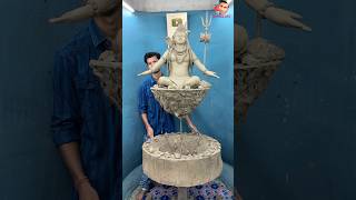 Bholenath 🔱🚩  How to make Shiva idol made of clay shivaidol Mahadevidol makingMahadev [upl. by Ingles]