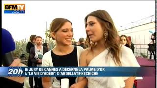 Interview Lea Seydoux Adele Exarchopoulos and Abdellatif Kechiche [upl. by Parsaye]