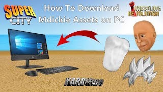 How to Download Mdickie Game Assets on PC  Tutorial [upl. by Adiuqram]