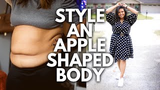 How to Style an Apple Shape Body  plus size fashion tips [upl. by Hunley]