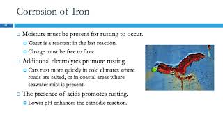 209 Corrosion Undesirable Redox Reactions [upl. by Timoteo]