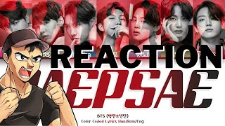 Metal Vocalist  BTS  BAEPSAE Lyrics and Explanation REACTION [upl. by Enayd]