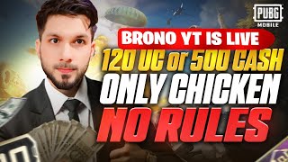 120 UC amp 500 CASH CUSTOMS ROOMS pubgmobile ucgiveawaylivebronoyt [upl. by Clywd]