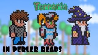 TERRARIA in Perler Beads NPC Edition Ideas and inspiration [upl. by Attenhoj420]