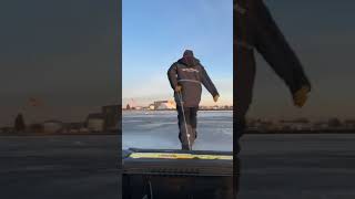 Menominee river ice fishing [upl. by Marrilee303]