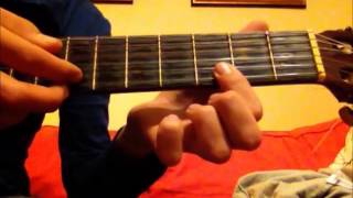 easy tutorial on davy jones song pirates of the caribbean on classical guitar [upl. by Zednanref671]