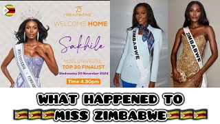 What Happened to Miss Universe Zimbabwe 2024 Competitions in Mexico  Sakhile Dube [upl. by Sidwohl]