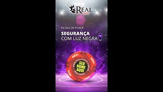 Fichas de Poker Reagente à Luz Negra  Segurança Real Poker [upl. by Grannie879]