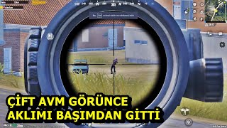 ÇİFT AVM Yİ GÖREN BATURUN DRAMI  SOLO SQUAD PUBG MOBİLE [upl. by Lipsey]