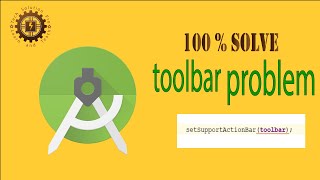 How to fix toolbar on android studio  How to solve android studio toolbar [upl. by Irwin914]