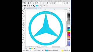 CorelDRAW Tutorial  Creative a Graphic design coreldesign coreldraw tutorial coreldrawtutorials [upl. by Rosati]