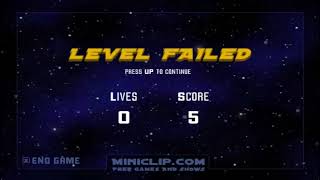 Miniclip Space Escape Flash Game Gameplay [upl. by Dnalyram]