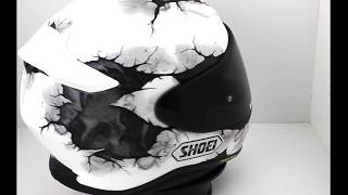 Shoei NXR RUTS TC6 Motorcycle Helmet [upl. by Arimlede]